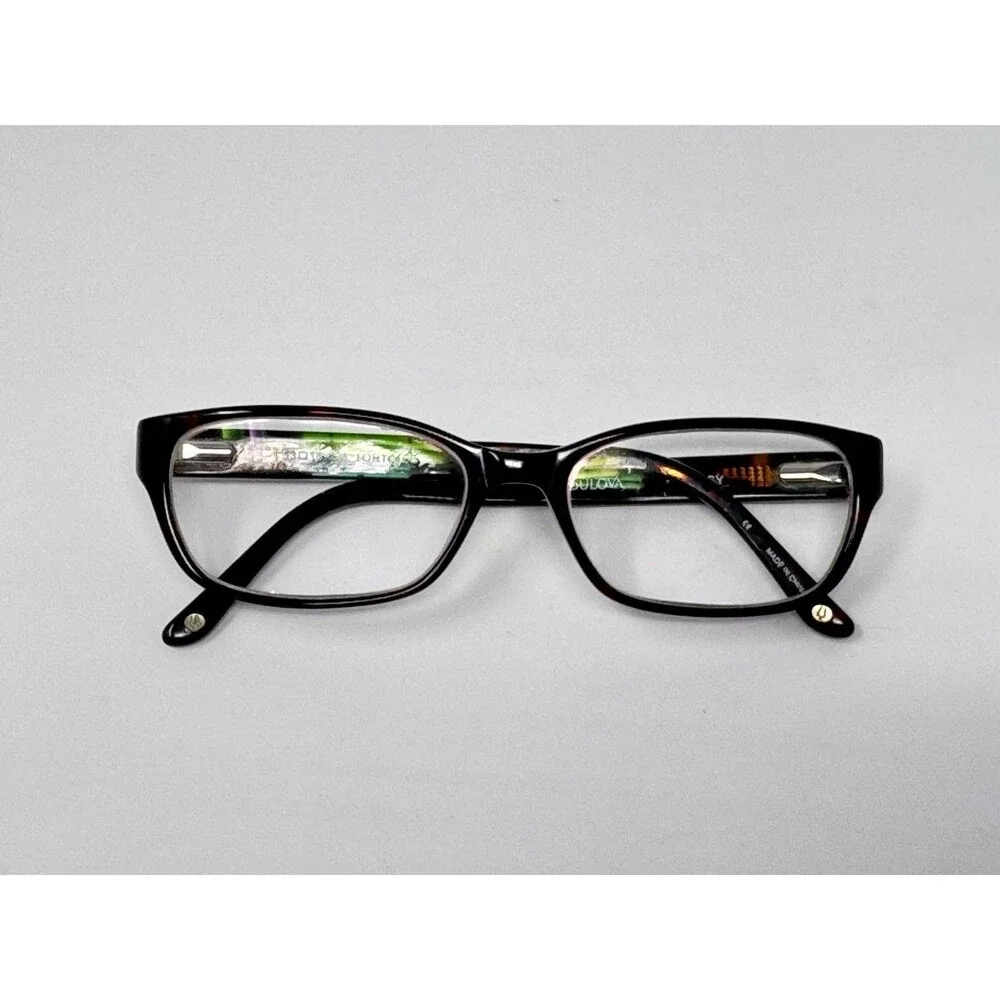Bulova Massy Eyeglass Frames Only 53-16-135 Tortoise Authentic
